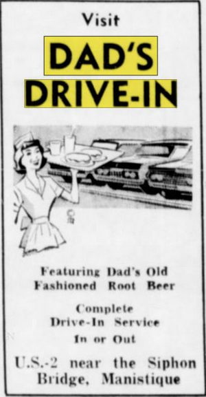 Dads Drive-In - Aug 01 1964 Article (newer photo)